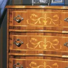 Cassettiera Stile Classico in Legno con Cassetti Made in Italy - Elegant Viadurini