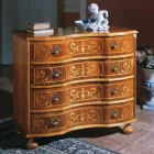 Cassettiera Stile Classico in Legno con Cassetti Made in Italy - Elegant Viadurini
