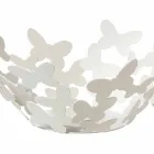 Centrotavola di Design in Ferro Bianco, Beige o Avorio Made in Italy – Leida Viadurini