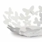 Centrotavola di Design in Ferro Bianco, Beige o Avorio Made in Italy – Leida Viadurini