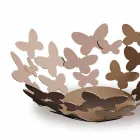 Centrotavola di Design in Ferro Bianco, Beige o Avorio Made in Italy – Leida Viadurini