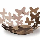 Centrotavola di Design in Ferro Bianco, Beige o Avorio Made in Italy – Leida Viadurini