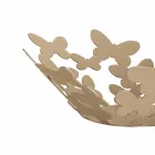 Centrotavola di Design in Ferro Bianco, Beige o Avorio Made in Italy – Leida Viadurini