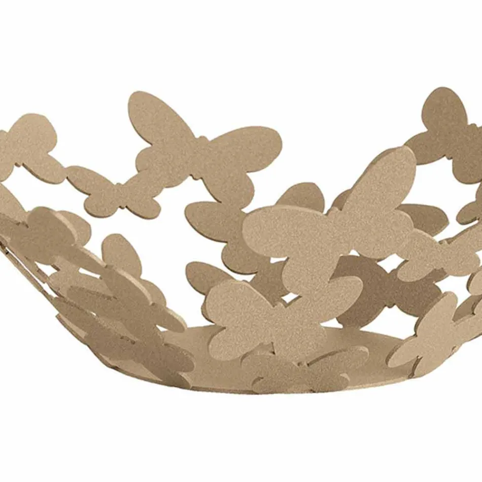 Centrotavola di Design in Ferro Bianco, Beige o Avorio Made in Italy – Leida Viadurini