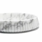 Centrotavola di Design in Marmo Bianco di Carrara Made in Italy - Bryan Viadurini