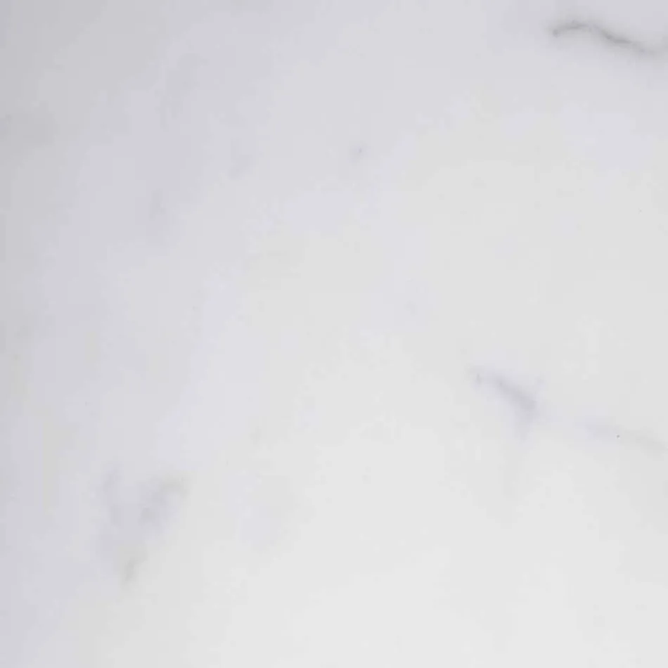 Centrotavola di Design in Marmo Bianco di Carrara Made in Italy - Bryan Viadurini