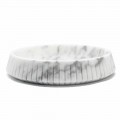 Centrotavola di Design in Marmo Bianco di Carrara Made in Italy - Bryan