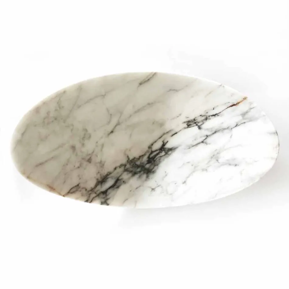 Centrotavola in Marmo Paonazzo di Design Made in Italy - Libeccio Viadurini