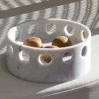 Centrotavola/Svuotatasche in Marmo Satinato Made in Italy - Hinata Viadurini