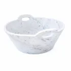 Cestello in Marmo Bianco di Carrara di Design di Lusso Italiano - Tinozzo Viadurini