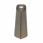 Cesto porta pellet da interno in cuoio 15 Kg di design Sapel Viadurini