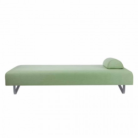 Chaise Longue da Esterno di Design in Metallo e Tessuto Made in Italy - Selia Viadurini