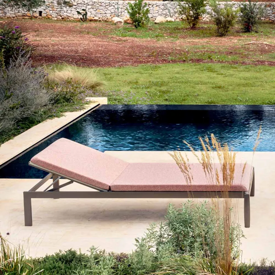 Chaise Longue da Giardino con o senza Materassino di Alta Qualità - Filomenalet Viadurini