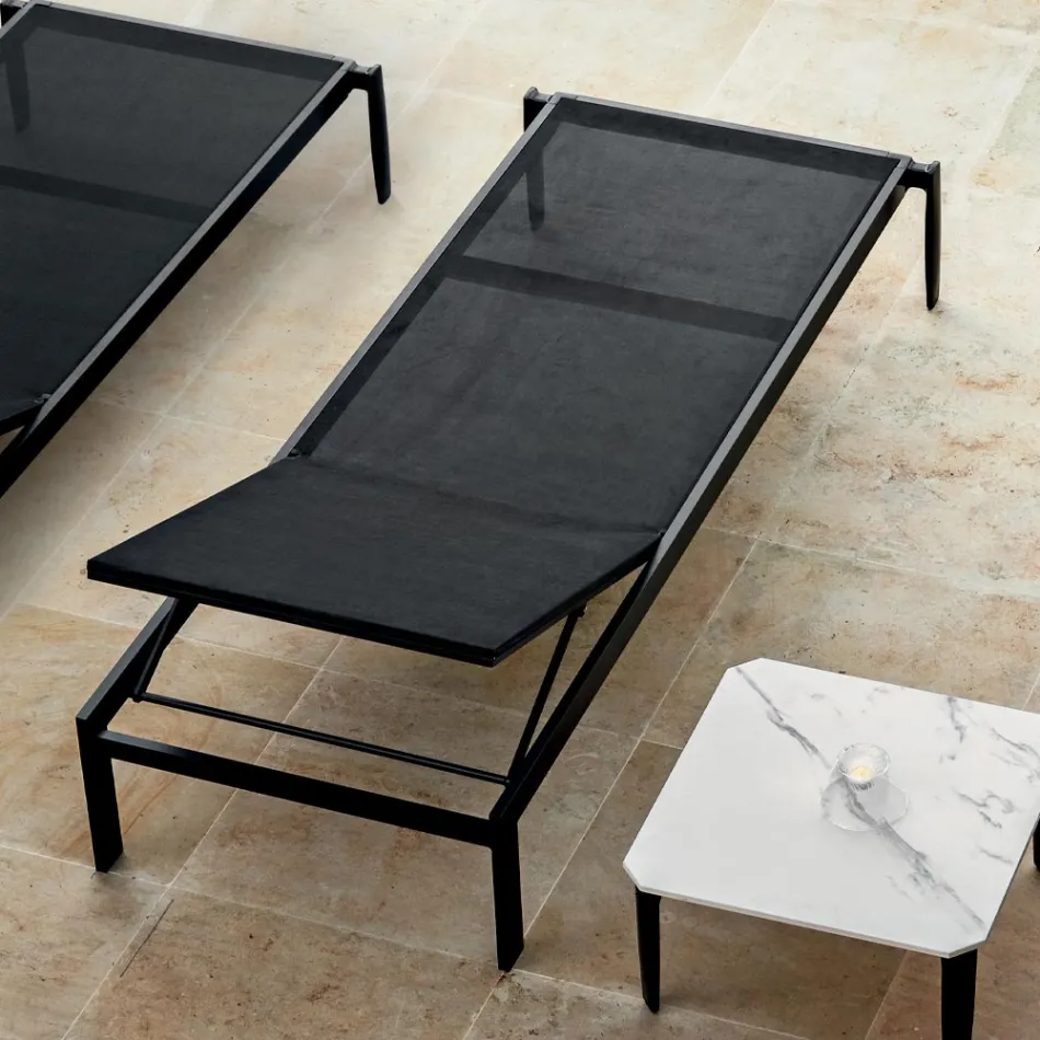 Chaise Longue da Giardino con o senza Materassino di Alta Qualità - Filomenalet Viadurini