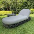 Chaise Longue da Giardino in Gomma con Struttura in Intreccio di Corda - Shuffle