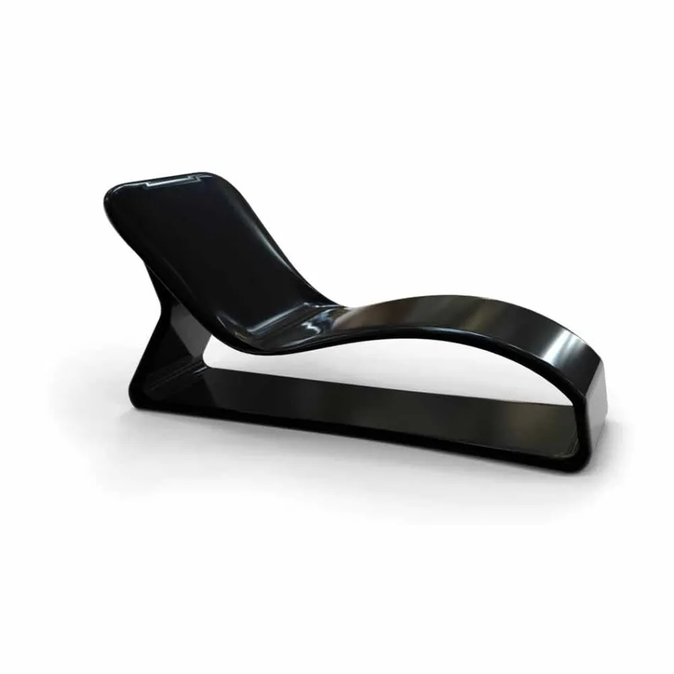 Chaise Longue Design Moderno Kobra Made in Italy Viadurini