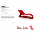 Chaise Longue Design Moderno Kobra Made in Italy Viadurini