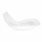 Chaise longue di design in plexiglass trasparente Josue made in Italy Viadurini