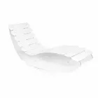 Chaise longue di design in plexiglass trasparente Josue made in Italy Viadurini