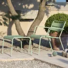 Chaise Loungue da Esterno con Poggiapiedi in Metallo Made in Italy - Amina Viadurini
