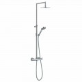Colonna Doccia con Deviatore Integrato in Ottone Cromato Made in Italy - Griso