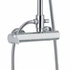 Colonna Doccia con Miscelatore Monocomando in Ottone Made in Italy - Padula Viadurini