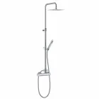 Colonna Doccia con Miscelatore Monocomando in Ottone Made in Italy - Padula Viadurini