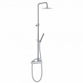 Colonna Doccia con Miscelatore Monocomando in Ottone Made in Italy - Padula