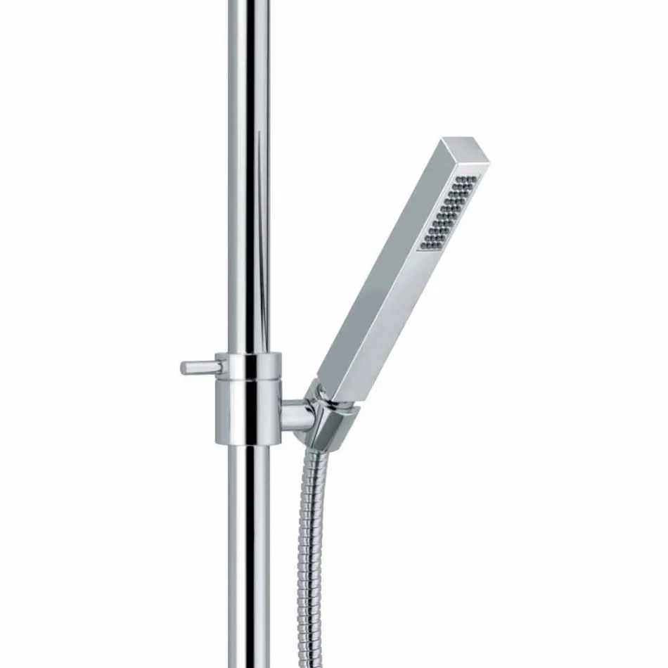 Colonna Doccia con Miscelatore Termostatico in Ottone Made in Italy - Gallo Viadurini