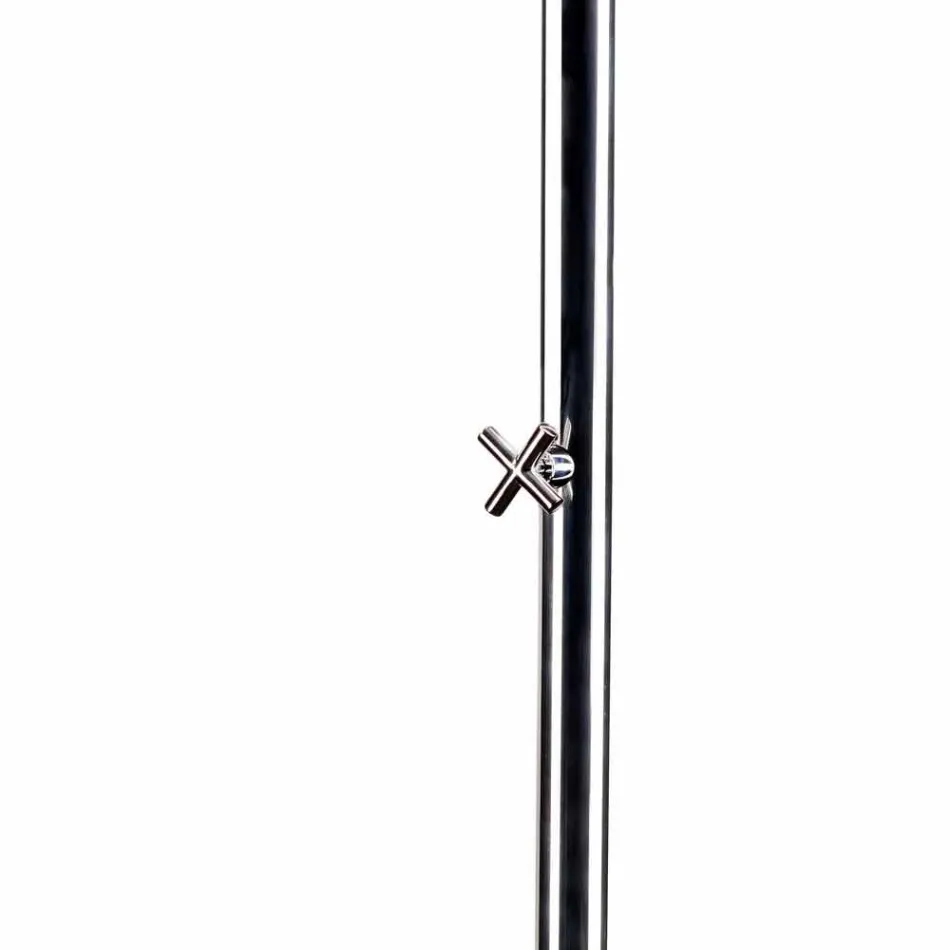 Colonna Doccia da Esterno in Acciaio con Soffione a Incasso Made in Italy - Yuki Viadurini