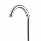 Colonna Doccia da Giardino in Acciaio Inox con Doccetta Made in Italy - Marlen Viadurini
