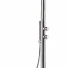 Colonna Doccia da Giardino in Acciaio Inox con Doccetta Made in Italy - Marlen Viadurini