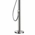 Colonna Doccia da Giardino in Acciaio Inox con Doccetta Made in Italy - Marlen Viadurini
