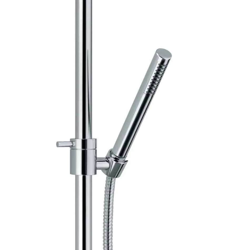 Colonna Doccia di Lusso in Ottone Finitura Cromata Made in Italy - Gallo Viadurini