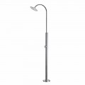 Colonna Doccia Esterna in Acciaio Cromato con Miscelatore Made in Italy - Norton
