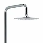 Colonna Doccia in Ottone con Miscelatore Termostatico Made in Italy - Gallo Viadurini