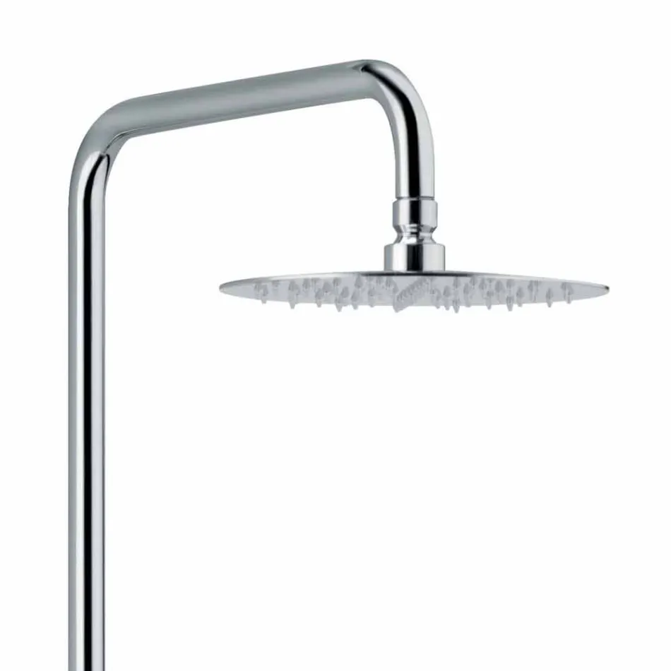 Colonna Doccia in Ottone con Miscelatore Termostatico Made in Italy - Gallo Viadurini
