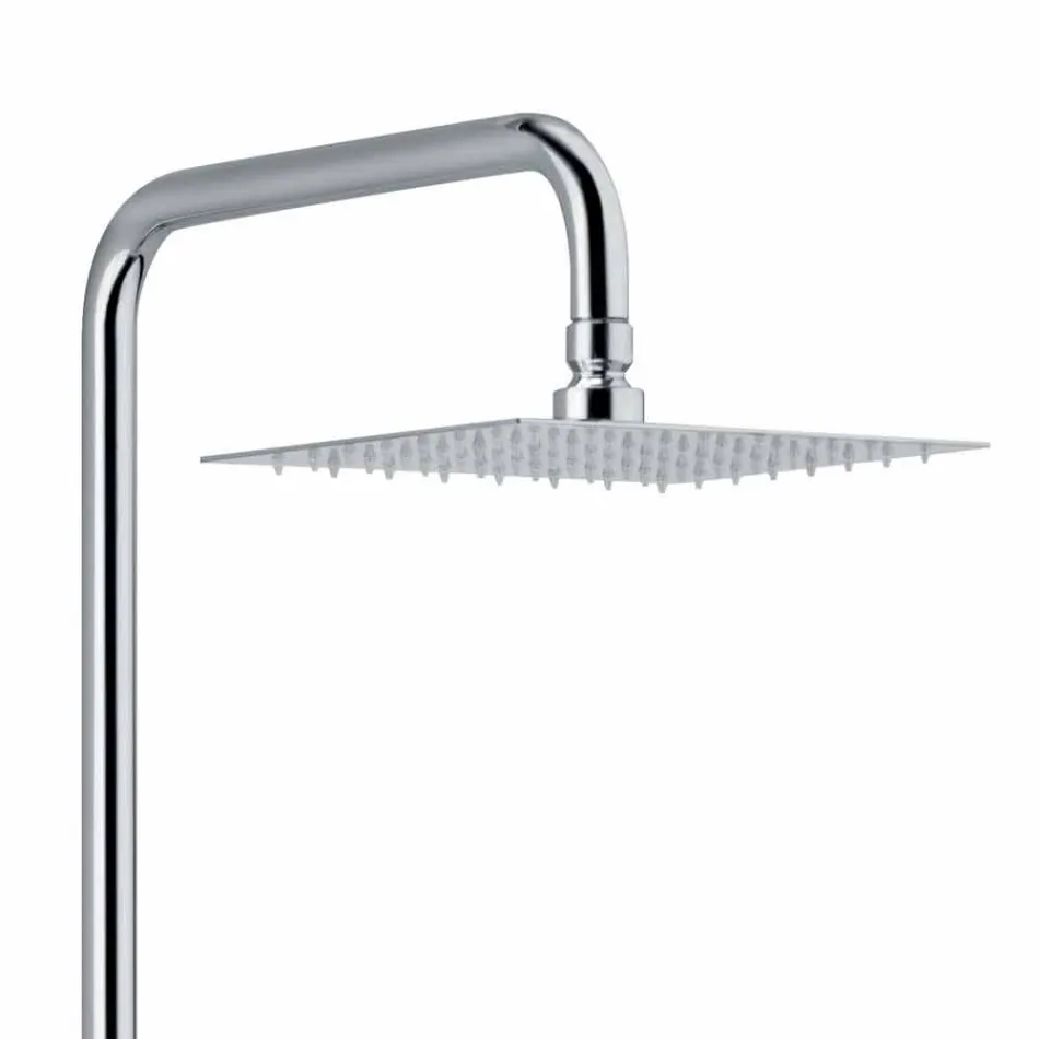 Colonna Doccia in Ottone con Miscelatore Termostatico Made in Italy - Gallo Viadurini