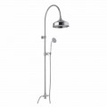 Colonna Doccia in Ottone con Soffione e Doccetta in Abs Made in Italy - Rimo