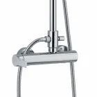 Colonna Doccia in Ottone con Soffione e Doccia in ABS Made in Italy - Padula Viadurini