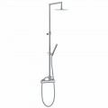 Colonna Doccia in Ottone con Soffione e Doccia in ABS Made in Italy - Padula
