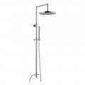 Colonna Doccia in Ottone Cromato con Doccetta in Abs Made in Italy - Selvio