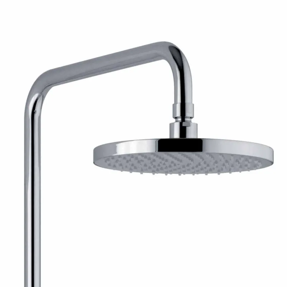Colonna Doccia in Ottone Cromato Telescopica e Orientabile Made in Italy - Naspo Viadurini