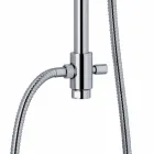 Colonna Doccia in Ottone Cromato Telescopica e Orientabile Made in Italy - Naspo Viadurini