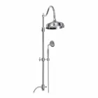Colonna Doccia in Ottone Senza Miscelatore Design Classico Made in Italy - Yunda Viadurini