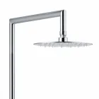 Colonna Doccia Moderna in Ottone Finitura Cromata Made in Italy - Gallo Viadurini