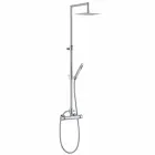 Colonna Doccia Moderna in Ottone Finitura Cromata Made in Italy - Gallo Viadurini