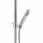 Colonna Doccia Moderna in Ottone Finitura Cromata Made in Italy - Gallo Viadurini