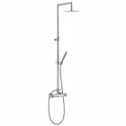 Colonna Doccia Moderna in Ottone Finitura Cromata Made in Italy - Gallo Viadurini