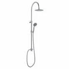 Colonna Doccia Telescopica in Ottone con Soffione Rotondo Made in Italy - Lenio Viadurini